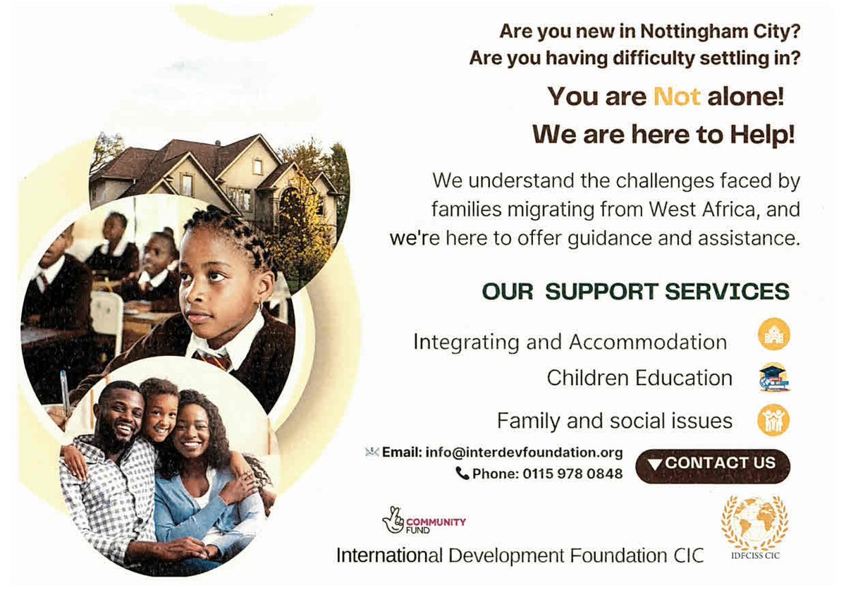 9/9/2023 &amp; 11/11/2023
REFOCUSING OUR LENS IN WEST AFRICAN COMMUNITIES IN NOTTINGHAM - COMMUNITY ENGAGEMENT EVENTS
<a href="/TNLComFund/">The National Lottery Community Fund</a>