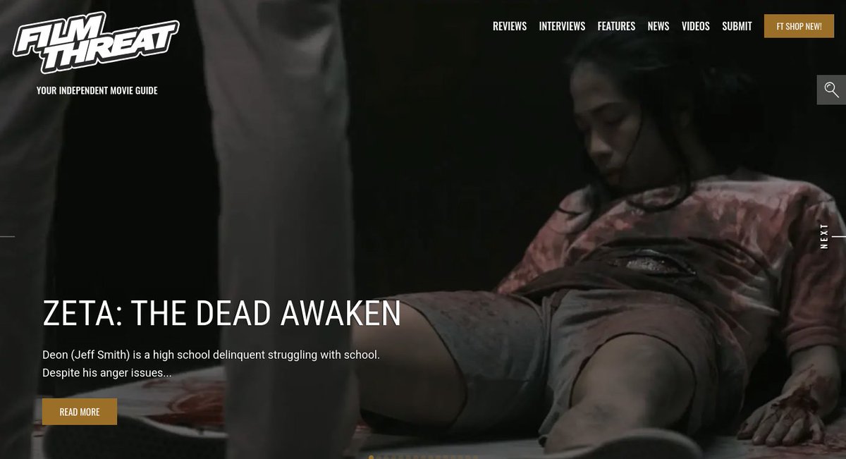 FilmThreat's tweet photo. “…waves of zombies begin to pour into the city.” Josiah Teal tries to survive an encounter with Zeta: The Dead Awaken.
https://t.co/6FrZuOa5n7 #SupportIndieFilm #ZetaTheDeadAwaken #Horror https://t.co/yGuhLPMTAc