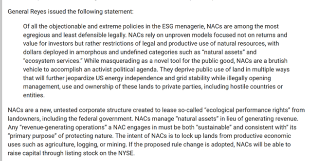 caroljsroth's tweet photo. Utah AG @SeanReyesUT is leading 25 states in opposing NACs. See his full statement here: https://t.co/J4Q01Uj1Su

Write to the SEC and your reps IMMEDITATELY to voice your concern using my letter and information here: https://t.co/XoYiyurFfg

We have just a few days to stop it. https://t.co/NNNiCsj7CI
