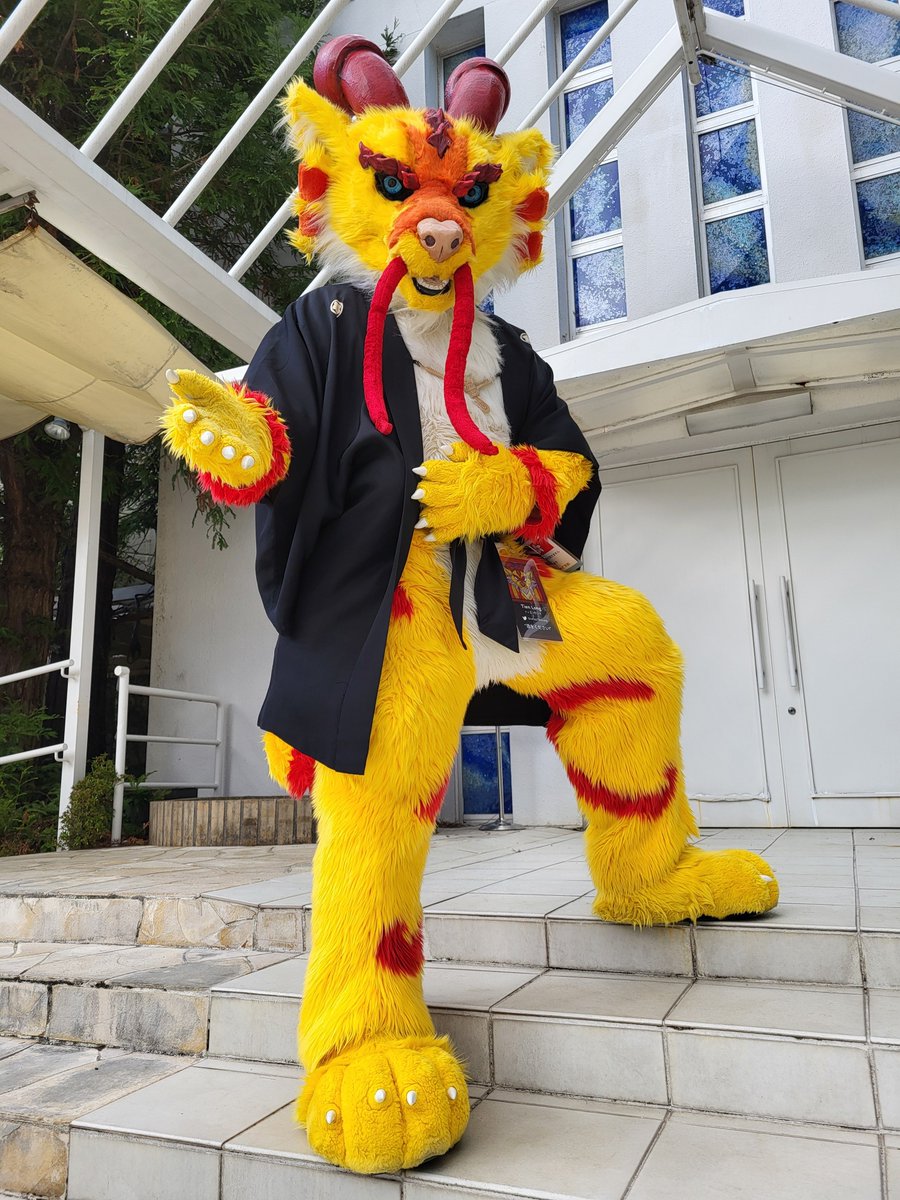 GrumpyTienLong's tweet photo. Come, young one. Let us embark on a new journey into the Year of the Dragon.

📸 @Unclekage #FursuitFriday #JMoF2024 https://t.co/qKJjzRgdtK