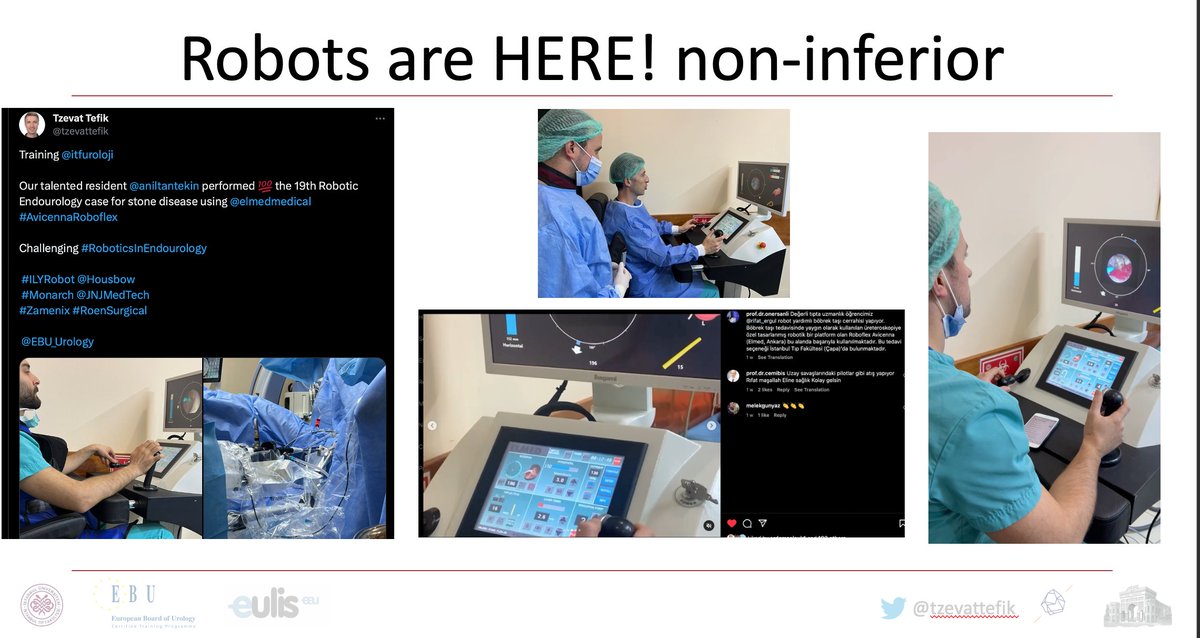 tzevattefik's tweet photo. Being honoured and privileged for the kind invitation of #RoboticsInEndourology talk 

🙏@LaurianDragos 

#RoboflexAvicenna @elmedmedical  
#ILYRobot @Housbow
#Monarch @JNJMedTech
#Zamenix #RoenSurgical https://t.co/e8wRfIf9Wm