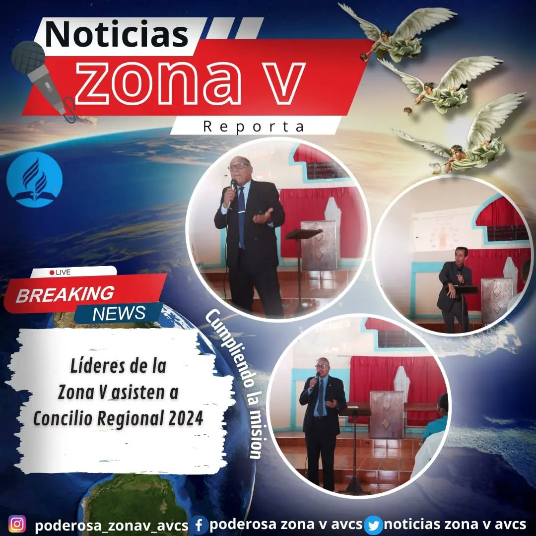 La Zona V celebró Concilio Regional con la presencia de más de 60 líderes.
Noticia completa en nuestro Instagram 👇🏻👇🏻👇🏻
instagram.com/p/C2AgsQJu2z_/…