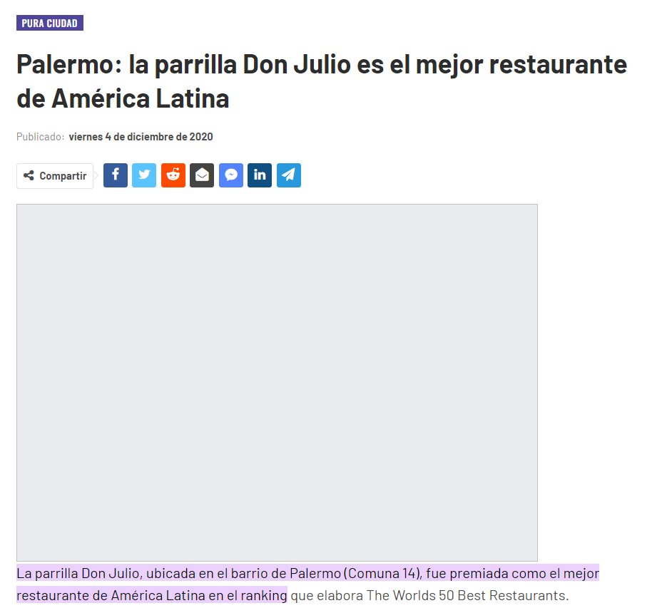 So many SEOs are in a panic about the potential threat posed by SGE, but it's actually a pretty major opportunity too - assuming people click on the links.

In this result, a Wordpress archive page is cited, plus some old blog/news articles, and even content from a Facebook post.