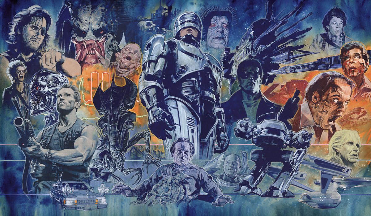 scifiscarbs's tweet photo. Delighted to welcome back @GrahamHumphrey8 to #SciFiScarbs 20 - 21 April! "Arguably the UKโs greatest poster artist" according to @STARBURST_MAG, Graham has a new book, "Nightmare on One Sheet" featuring his fantastic art with intro by Rob Zombie! Tickets: https://t.co/59jakTW6j7 https://t.co/GdP7XeIQLc