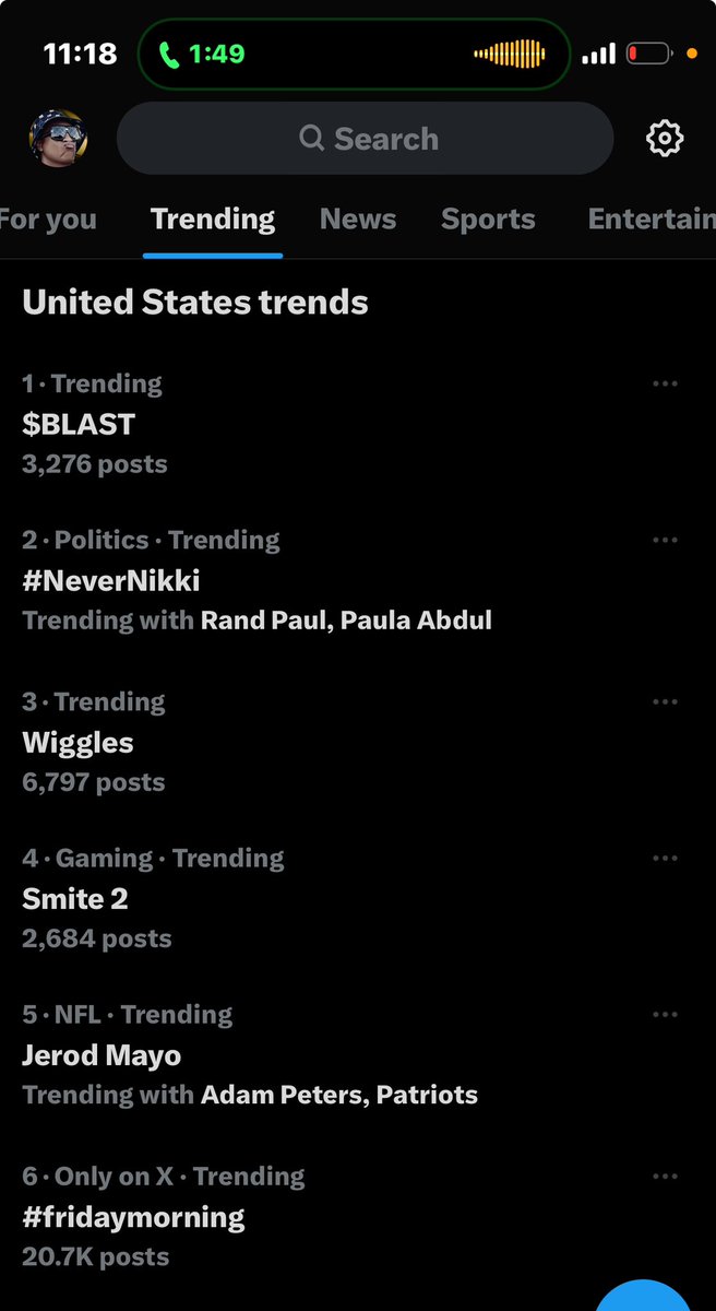 iambroots's tweet photo. $Blast is #1 in the United States. Trending worldwide. Do you see this @elonmusk 

This is your game! https://t.co/KPXvGSk2q7