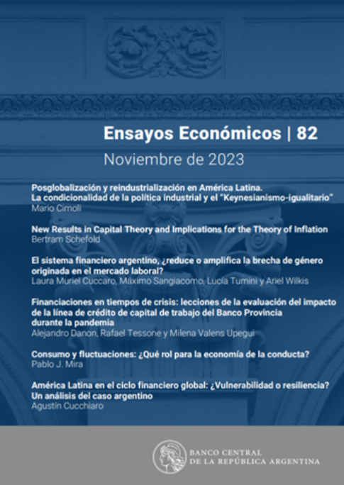 LapdeUNT's tweet photo. 📄 Compartimos publicación en Ensayos Económicos de @BCRA. Financiamiento en tiempos de crisis: lecciones de la evaluación del impacto de la línea de capital de trabajo del B. Provincia durante la pandemia. 👉🏼Investigan A. Danon, Dir. @LAPDE, junto con Tessone y Valens. https://t.co/d6hm5dglw3