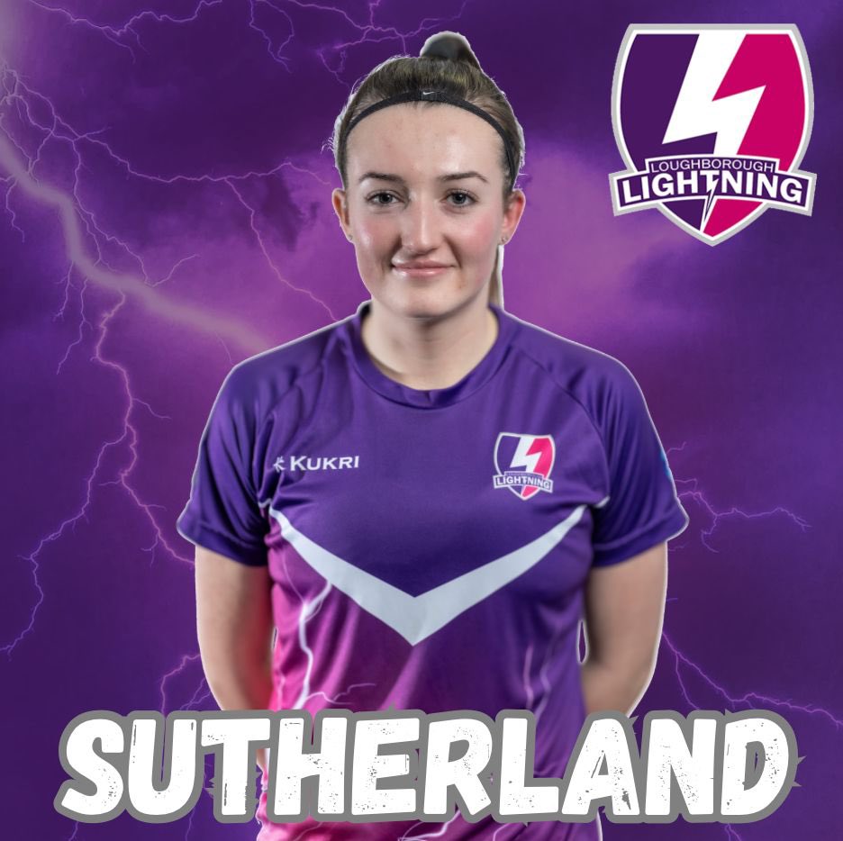 Lightningfootbl's tweet image. Molly Sutherland is our final signing of the night 🤩 

She joins us from Derby County &amp;amp; we look forward to seeing her in African Violet ⚡️💜 

#lightningstrikes