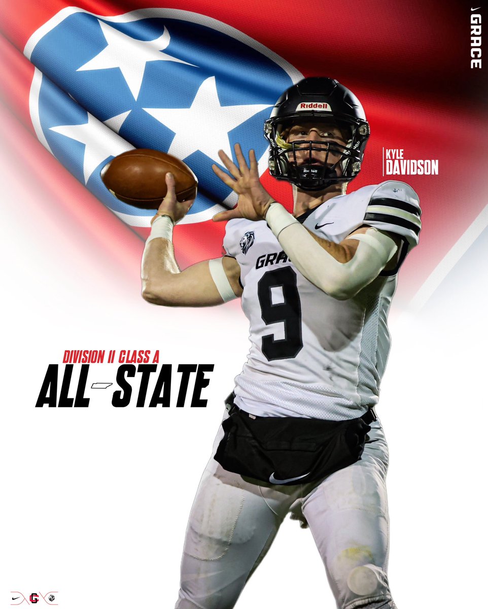 Congrats to Kyle Davidson for being named to the D2 Class A All-State Team as an ATH!