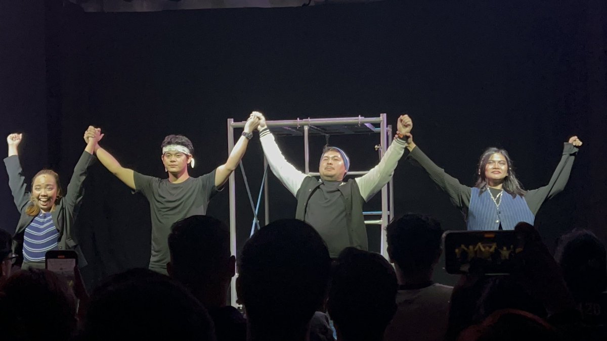𝗖𝗢𝗡𝗧𝗥𝗢𝗟 + 𝗦𝗛𝗜𝗙𝗧 : 𝗖𝗛𝗔𝗡𝗚𝗜𝗡𝗚 𝗡𝗔𝗥𝗥𝗔𝗧𝗜𝗩𝗘𝗦 
Bravo 👏Congratulations sa lahat 🎉
Thank you for inviting us PETA 

Jan.12-14.2024
#PETAControlShift
#ChangingNarratives
#TheaterForDevelopment
#PETALingapSining