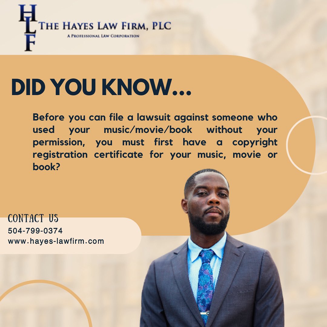 dphayesesquire's tweet photo. Contact our office to file your copyright registration application! https://t.co/wXlMnyEYDj