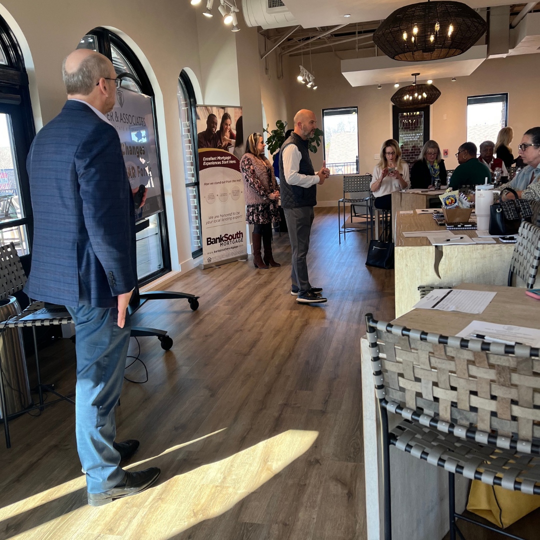 MacCreggerBSM's tweet photo. Had the honor of introducing the insightful Richard Miller from Miller &amp; Associates at the 2024 GAR Forms Training CE Class hosted by our @banksouthmtg Milton branch. https://t.co/1F667IORhR