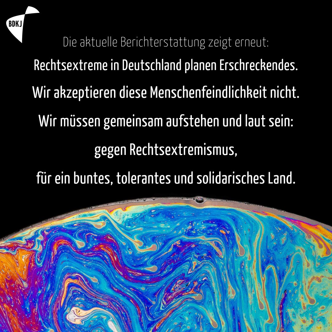 bdkj's tweet photo. Ihr habt es wahrscheinlich mitbekommen: nach Recherchen von @correctiv_org haben sich im November Menschenfeinde, auch von der AfD, in Potsdam getroffen um sich über Pläne zur Vertreibung von Millionen Menschen aus Deutschland auszutauschen.
#BDKJ #Correctiv #noAfD https://t.co/3hjWszPJJ0