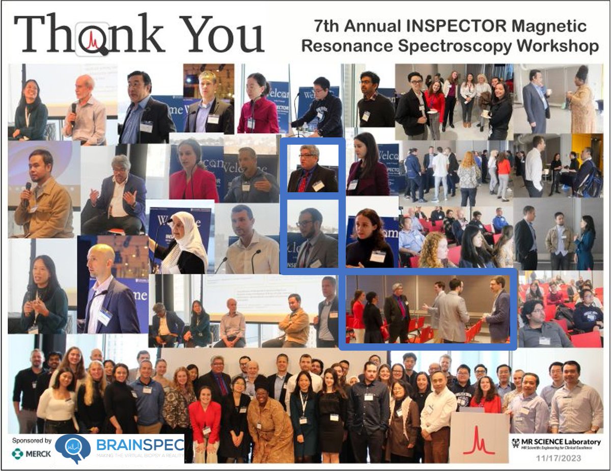 Brain_Spec's tweet image. November kept the BrainSpec team buzzing with excitement! Not only did we celebrate FDA clearance, but we also participated at the 7th INSPECTOR MRS Workshop. Grateful for the opportunity to learn and contribute to the community of innovators in the field. 📷 🧠🌟 #VirtualBiopsy