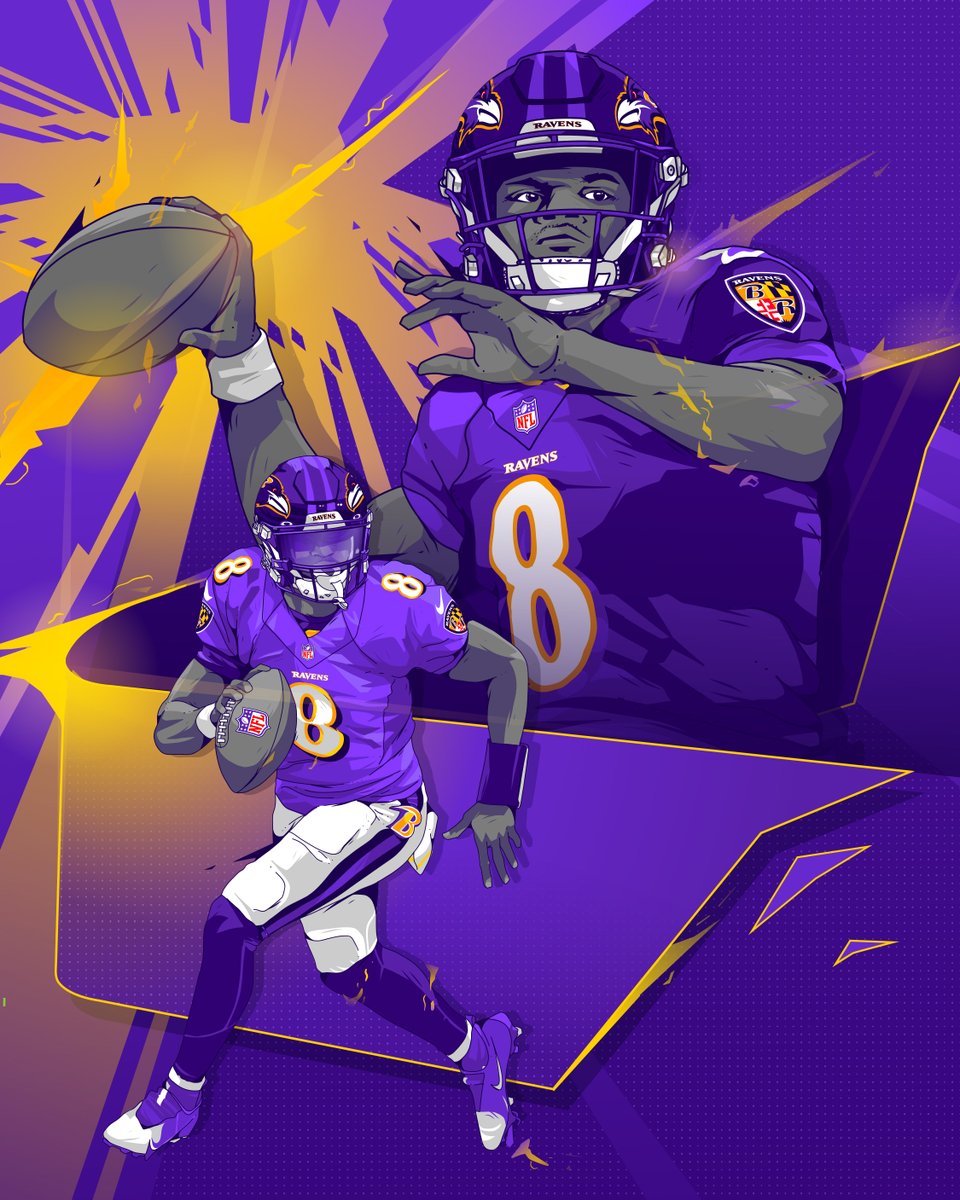 brgridiron's tweet photo. Lamar Jackson's updated resume:
😈 2x 1st-team All-Pro
😈 3x Pro Bowler
😈 About to be 2x MVP https://t.co/88HDMpGT2f