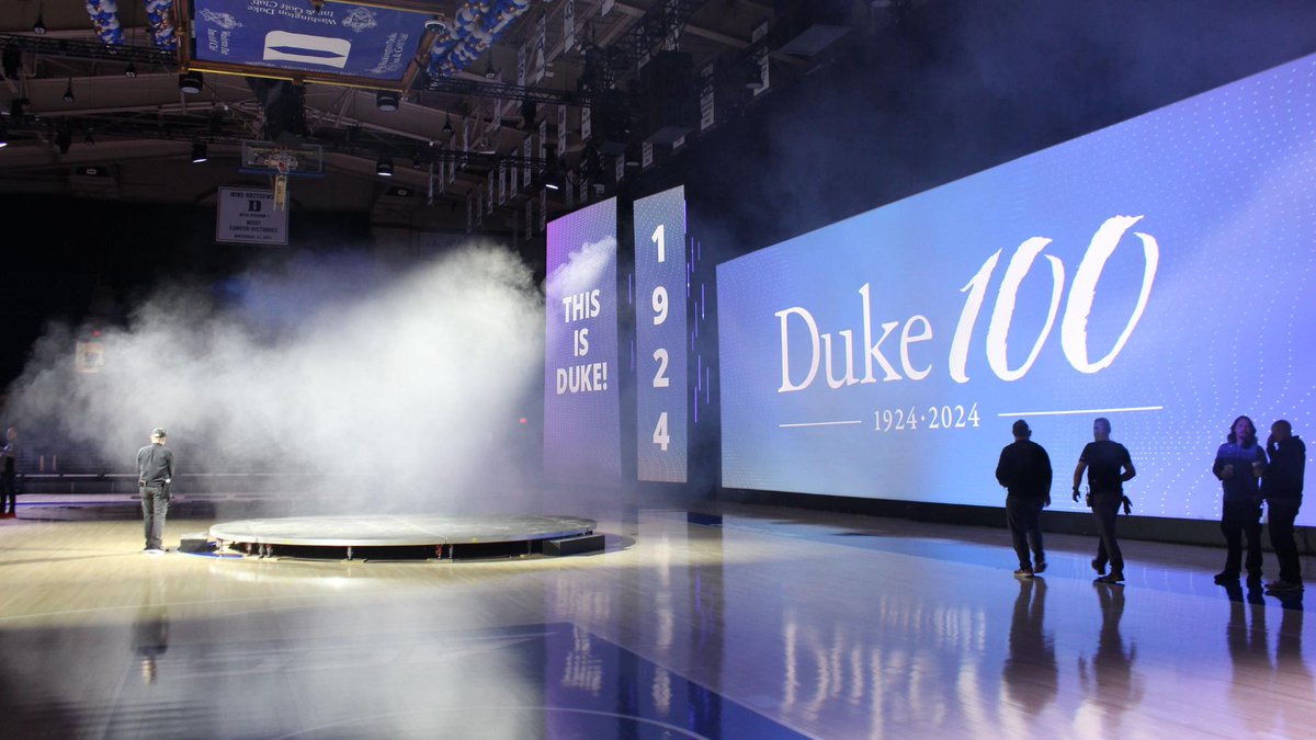 Celebrating 100! Being part of the <a href="/DukeU/">Duke University</a>  #Centennial Celebration Kickoff was a big honor. Special thanks to Kevin White at XPL for leading the way and to our amazing #team and partners, the Event Nerds and Experiential Co., for helping make this #event spectacular.  #AV #video