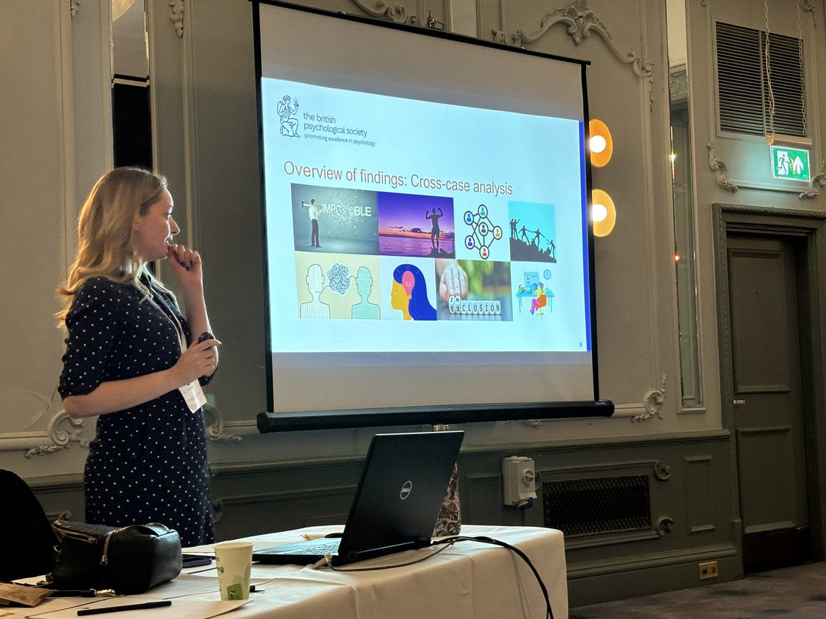 <a href="/SaraEdPsy/">Dr Sara Fance</a> presenting research on CYPs’ experiences of school reintegration following in-patient MH hospitalisation. Powerful amplification of the voices of often voiceless young people and their families &amp; implications of the FRESH START framework for EP practice #twittereps