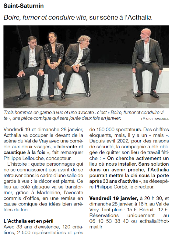 Théâtre de L'Acthalia (@theatreacthalia) on Twitter photo 