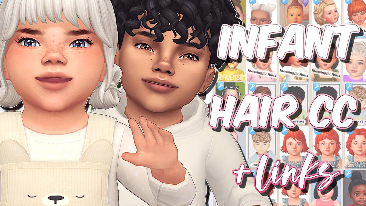 ⭐️ N E W V I D E O ⭐️ MAXIS MATCH INFANTS HAIR COLLECTION (100 items) | sims 4 cc + links

▶️youtu.be/-T1SLBf6ubw

#Sims4Cc