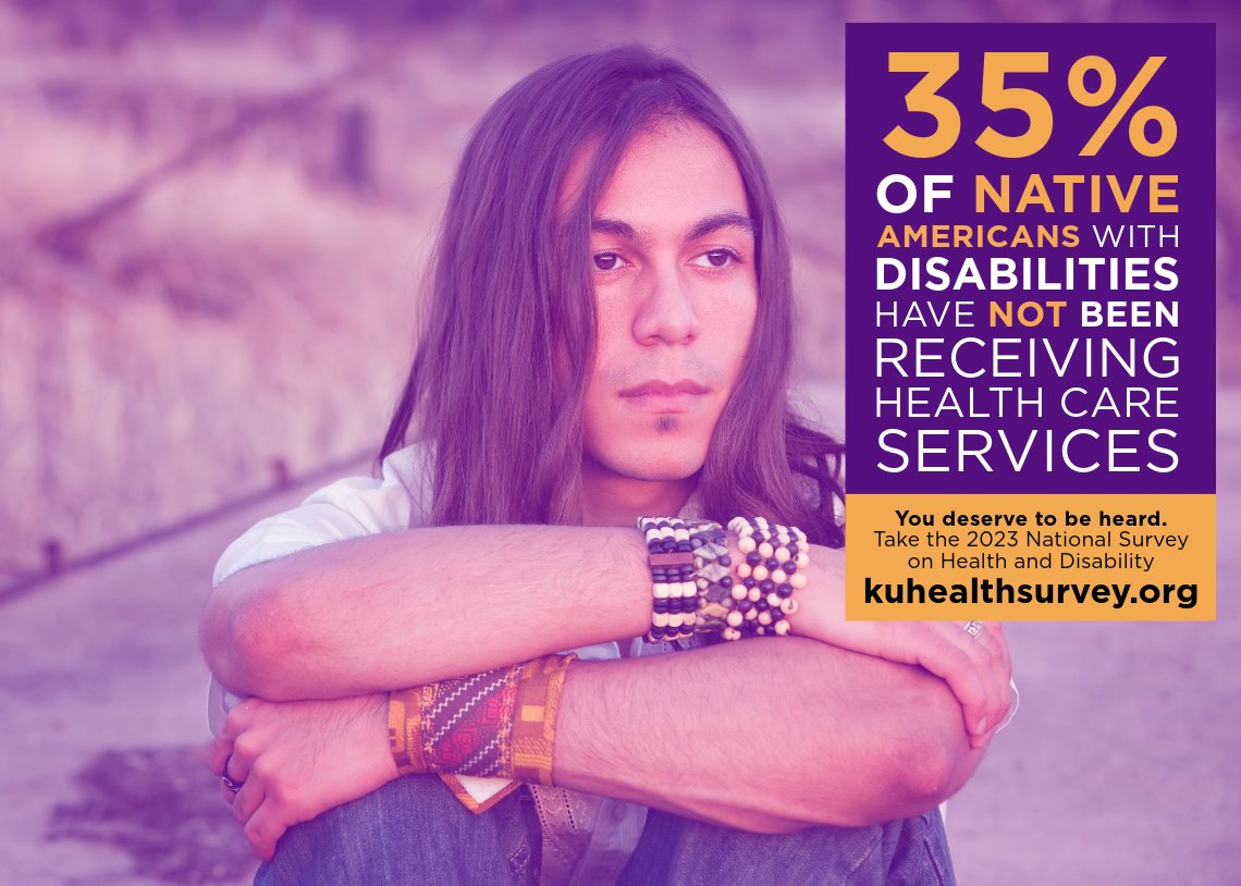 Share your health story! Complete the 2023 National Survey on Health and Disability today: kuhealthsurvey.org #DisabilityHealth #DisabilityTwitter #Disability