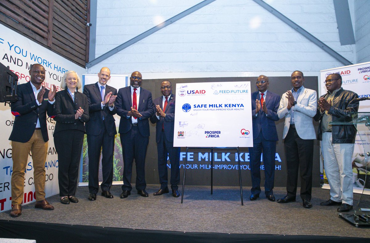 Bio Food Products (@biofoodske) on Twitter photo Today, we launched the Safe Milk Kenya in collaboration with <a href="/USAIDKenya/">USAID Kenya</a> with a common cause to fight aflatoxin contamination, both at the farm level and at the consumer level.
Know your milk-improve your health! Today, we launched the Safe Milk Kenya in collaboration with <a href="/USAIDKenya/">USAID Kenya</a> with a common cause to fight aflatoxin contamination, both at the farm level and at the consumer level.
Know your milk-improve your health!
