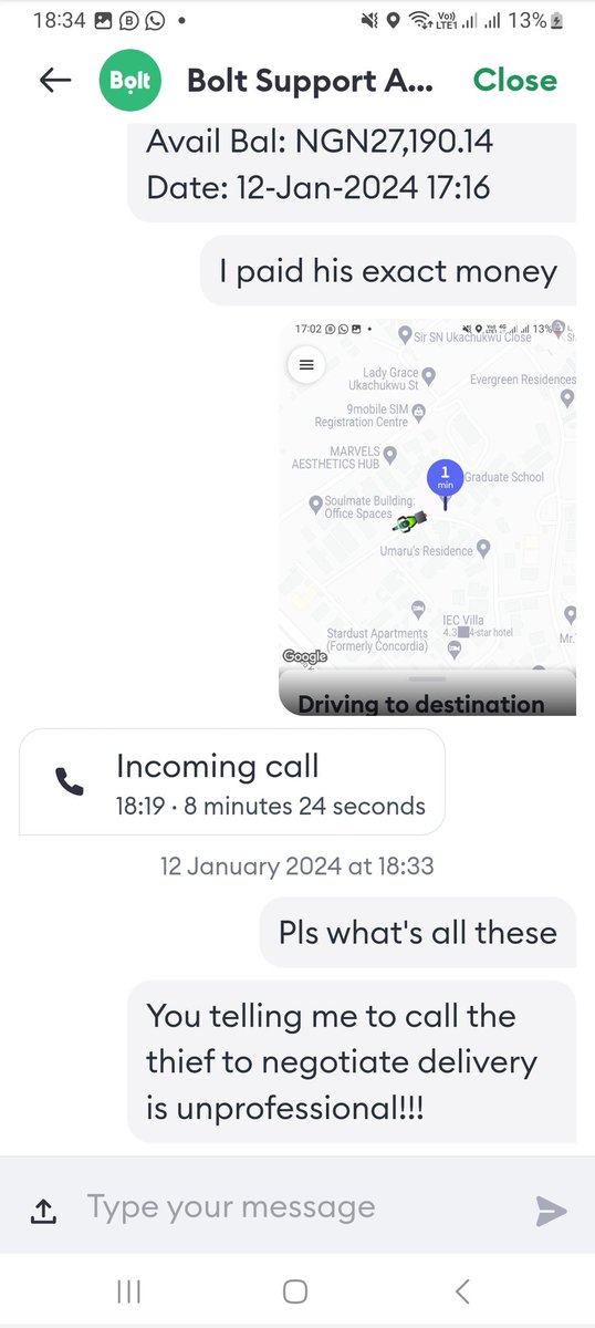 bdiva2's tweet photo. @Boltapp_ng  your rider ran away with my frozen food after I paid him exact fee and asking for offline payment https://t.co/vBGAOleflG