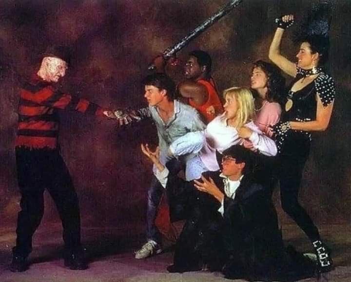 A Nightmare on Elm Street 3: Dream Warriors (1987) promotional shot. #freddykruger #BehindtheScenes #dream #warriors
