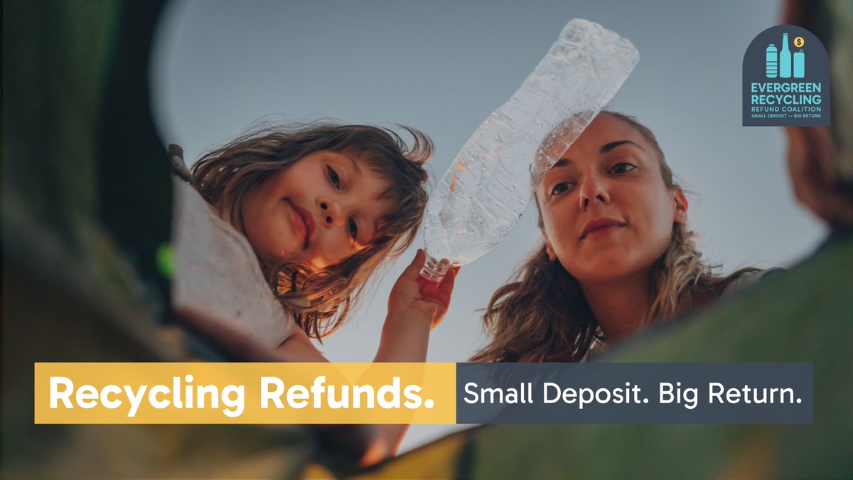 Thank you Rep. Stonier for introducing HB 2144 to add a recycling refund program to Washington. Recycling refunds increase recycling, divert recyclables from landfills &amp; can be redeemed for cash, deposited to college saving funds or donated. Visit warecyclingrefunds.org #waleg