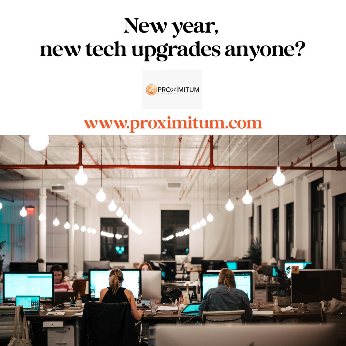 Proximitum's tweet image. A new year, means new budgets!

Don't forget the importance of a technical upgrade for your offices, including the tech used from home.

Call us if you would like to talk to a team member to discuss options or seek IT advice.

#ITSupport #ITSupportKent #ITSupportLondon #ITSurrey