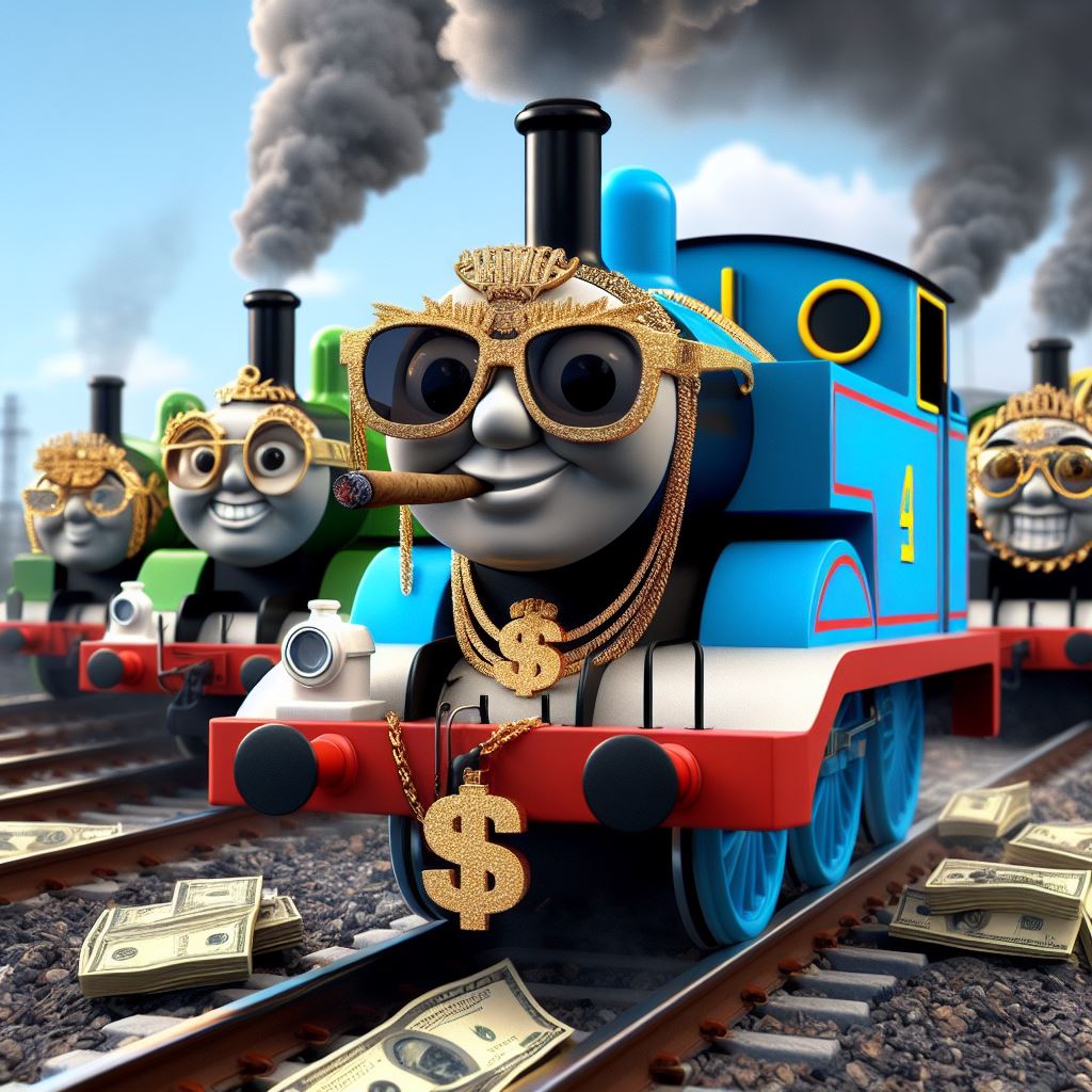 tchootoken's tweet photo. @Fygerstop @MrBigWhaleREAL Thomas &amp; Friends are on the right track to financial freedom 🚂🚀  $TCHOO #memecoins #memecoin https://t.co/pGRUSVTycY