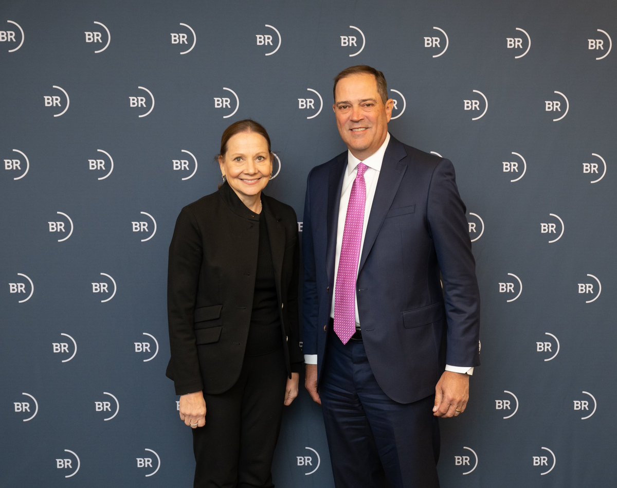 It's an honor to succeed my good friend @mtbarra as Chair of @BizRoundtable. As I begin my term, I am excited for the work ahead to advocate for bipartisan, pro-growth policies that enable a competitive and innovative economy as well as expand opportunity for all Americans.