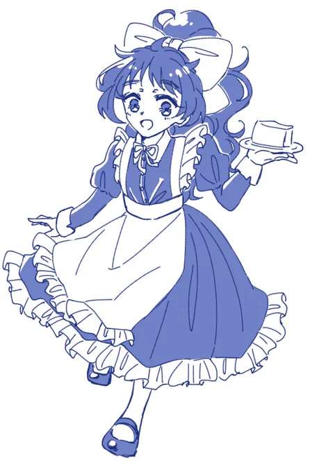 女体化・メイド服へーすけ(絵チャ) 