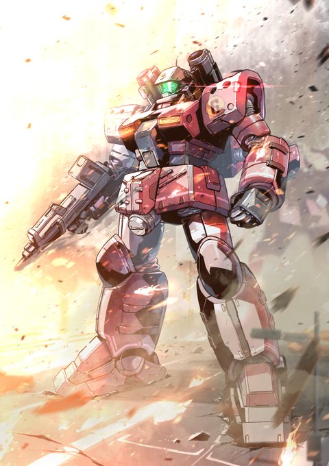 「clenched hand mobile suit」 illustration images(Latest)｜4pages