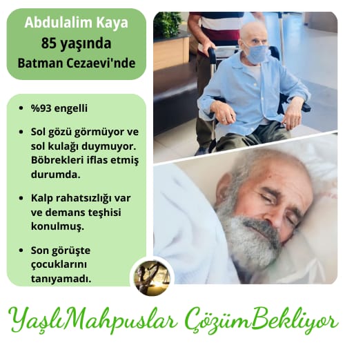 kenankara613's tweet photo. Bu kadarmi insanlıktan uzaklastınız zalimler.
YaşlıMahpuslar ÇözümBekliyor https://t.co/4hikpaXtme