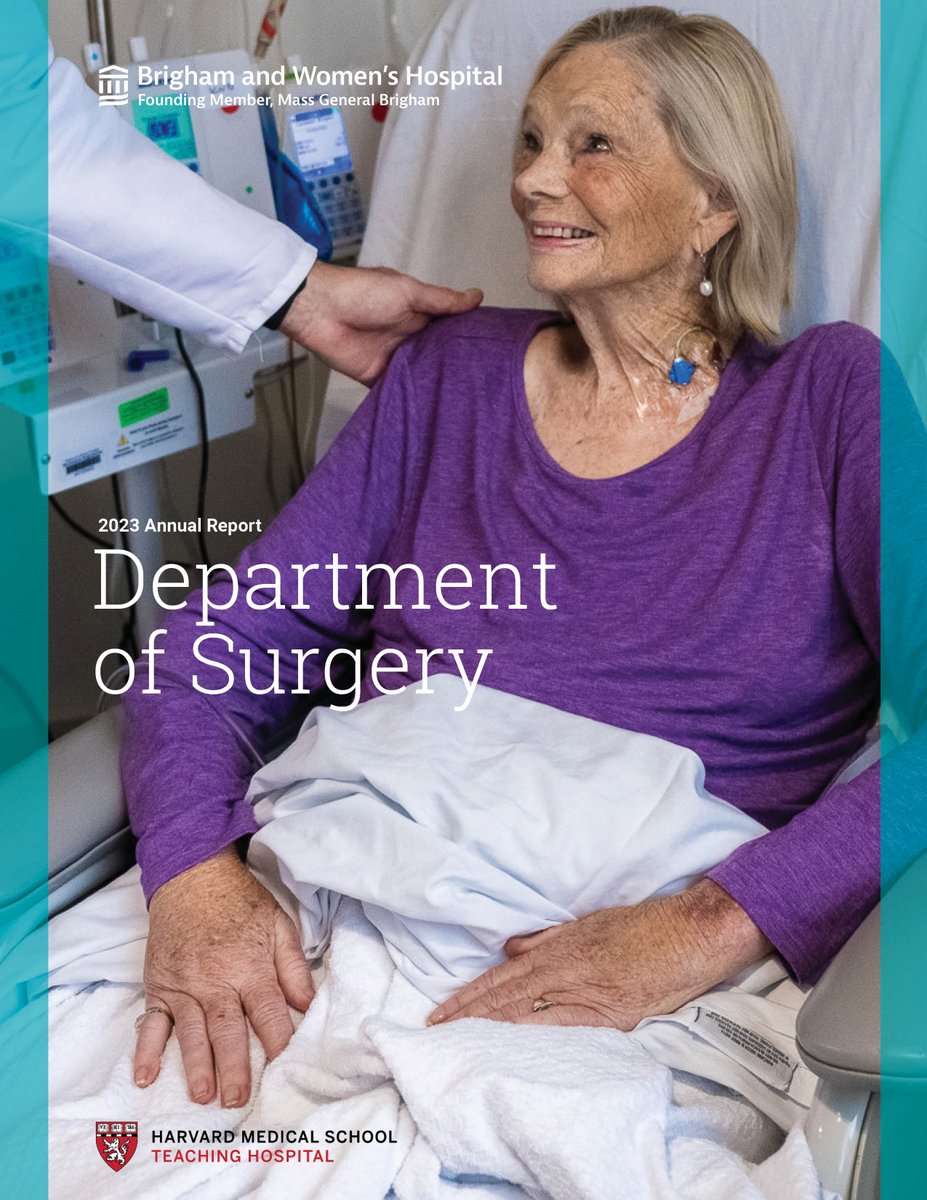 We are proud and excited to share the @BrighamSurgery 2023 Annual Report! Another great year of outstanding clinical and academic achievements. View it here: bit.ly/3HiewhJ