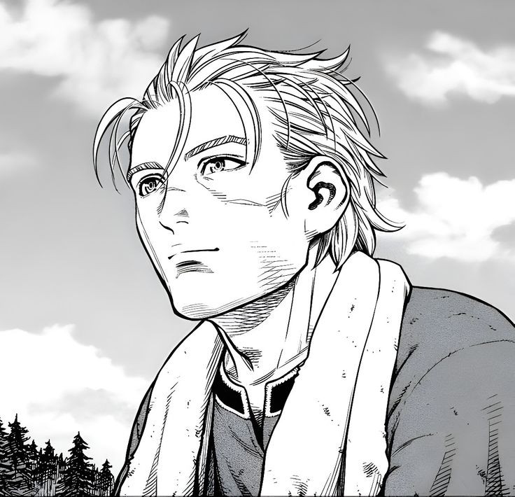 "Que puta es la guerra ehh?" Esta frase la dijo un personaje de la película FULL METAL JACKET. Thorfinn se la sabe muy bien...