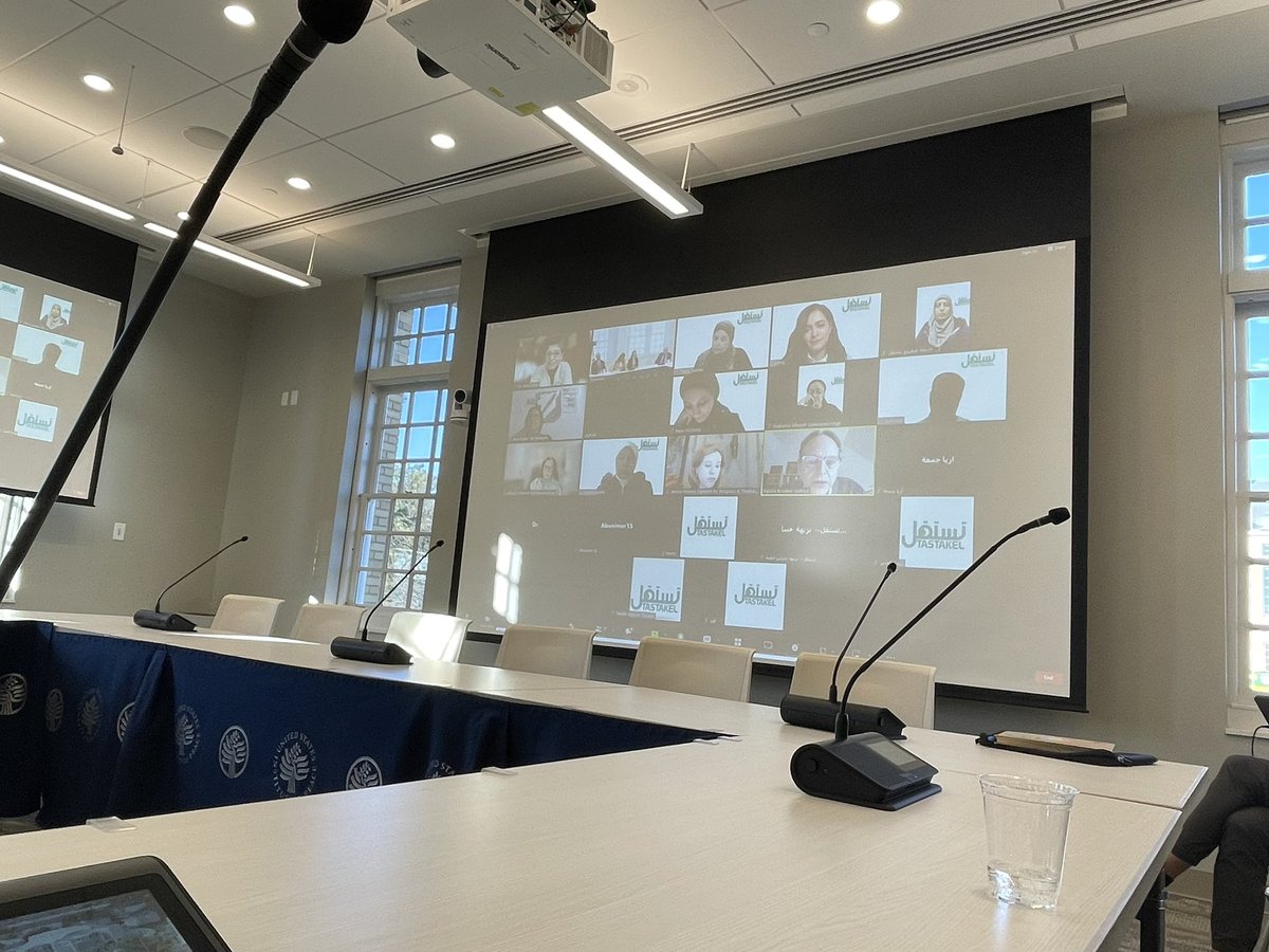 peacemakersnetw's tweet photo. Yesterday, we were honored to attend a listening session, hearing the stories of #WFBMs from #Syria about their peace mediation experiences. Thank you @USIP for hosting!
Learn more about our work w WFBMs in partnership w @BerghofFnd 🤝🕊️https://t.co/r7RoYWnieo https://t.co/3fPmdjvzV0