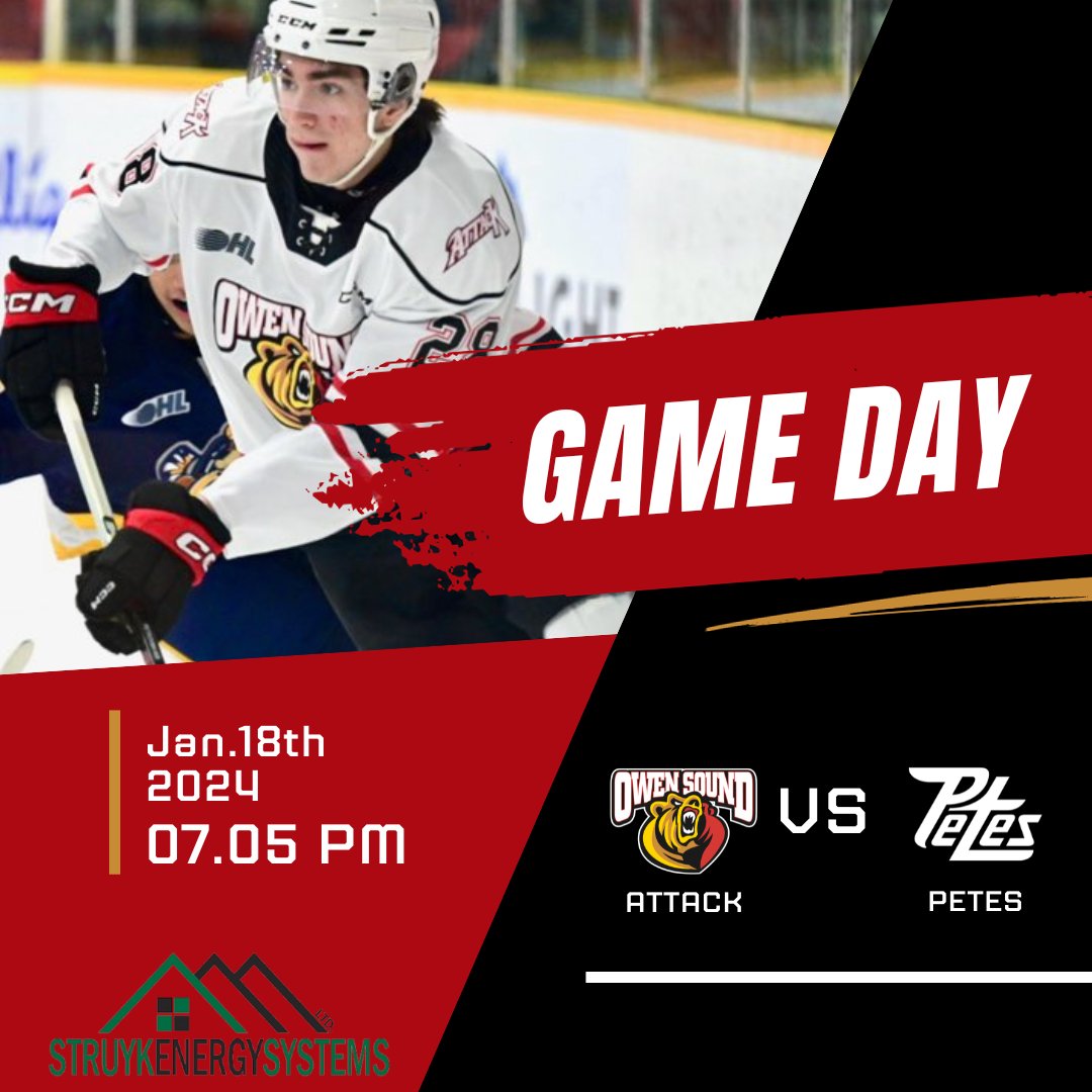 AttackOHL's tweet photo. We're back on the road again!
π @petesohlhockey
β° 7:05pm
π±@AttackOHL on Twitter, Facebook, and Instagram
π₯Stream on CHL TV
#FueledbytheRoar #AttackVsPetes #GoAttack #OwenSoundAttack #Gameday #AttackHockey https://t.co/g1Xzrrh6pU