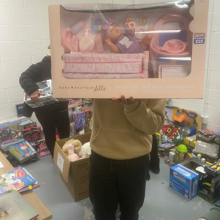 Happy New Year!
In December, we encouraged boys who attend our Zoom sessions to give back to the community by taking part in voluntary work. They spent the week before Christmas giving out Christmas gifts to children. Thanks to <a href="/WMADEWOMAN/">Wonderfully made woman</a> for welcoming them.Thank you <a href="/TNLComFund/">The National Lottery Community Fund</a>