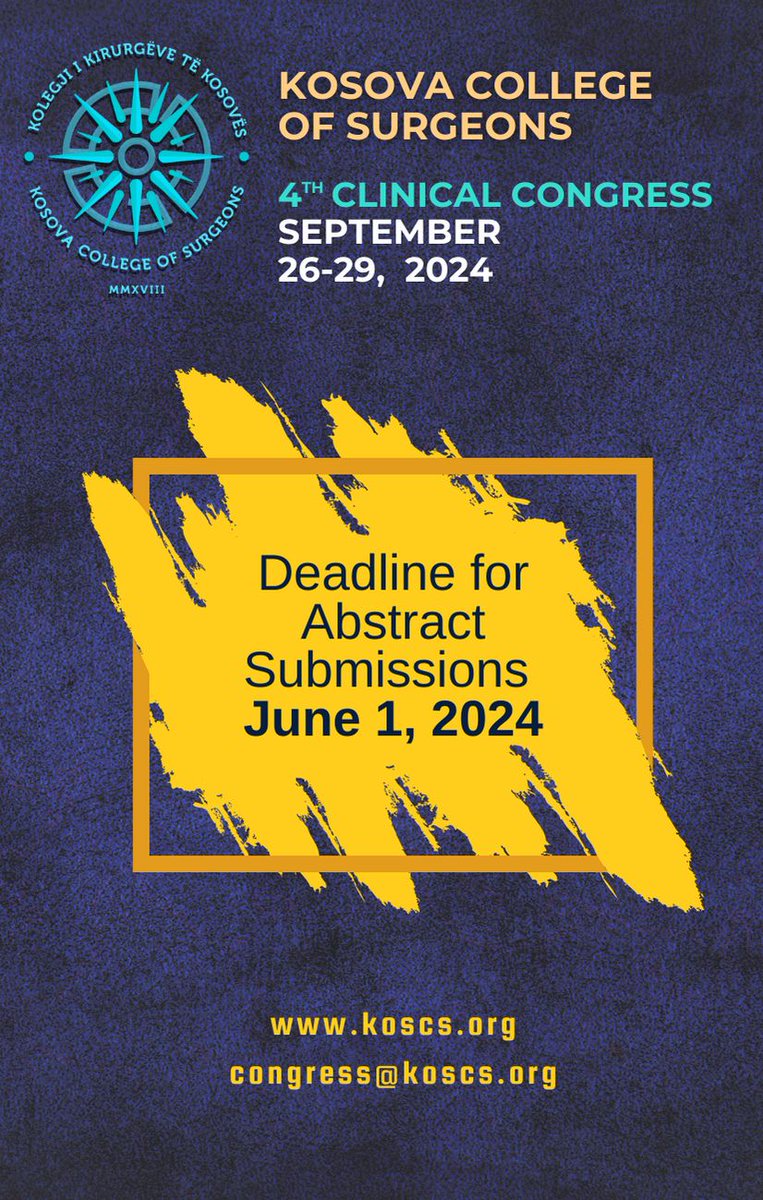 Kosova College of Surgeons (KCS) tweet media
