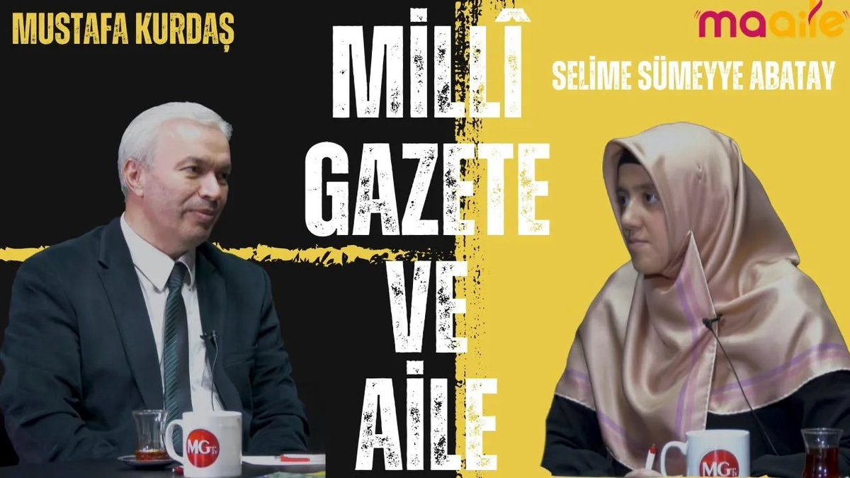 SelimeSmyy's tweet photo. 52.Yaşımız da özel bir konu özel bir konukla başladık Maaile Programımıza..
52.Yılımıza özel programımız da Mustafa Kurdaş ile "Milli Gazete ve Aile Savunmasını" konuştuğumuz programımız MG TV'de yayınlandı!
Bundan sonra her hafta MG Tv'deyiz...
#Maaile #milligazete52yaşında https://t.co/CUapCDdEMM
