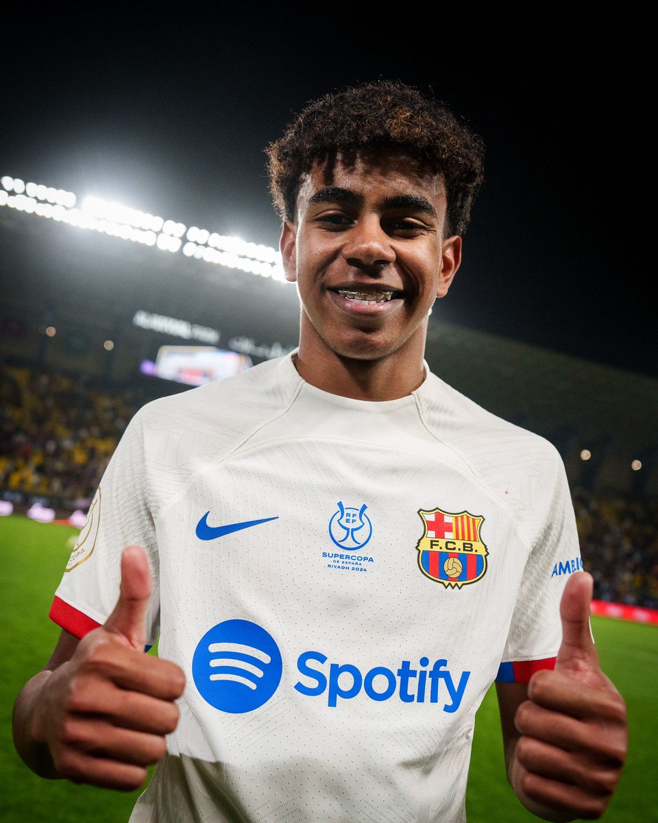 BahChernorA's tweet photo. Youngest goalscorer in La Liga history. ✅
Youngest player and goalscorer in national team history. ✅
Youngest player and goalscorer in Super Cup history. ✅
Youngest player and starter in Champions League history. ✅

💎 And he’s only 16. 
#MadeInLaMasia
#FCBlive https://t.co/Y4NMJr0oou