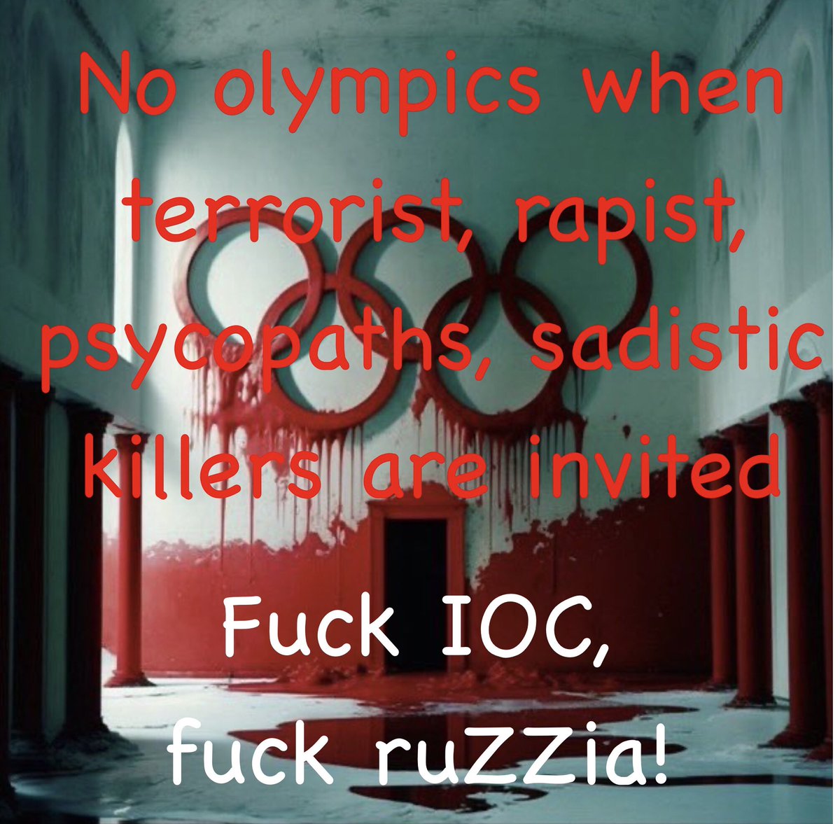I will boycott olympics in Paris 2020. I will boycott all betting sites that have bet on the nazifederation and their vassalstate and of course all products that sponsor the olympics 🤬🤬🤬