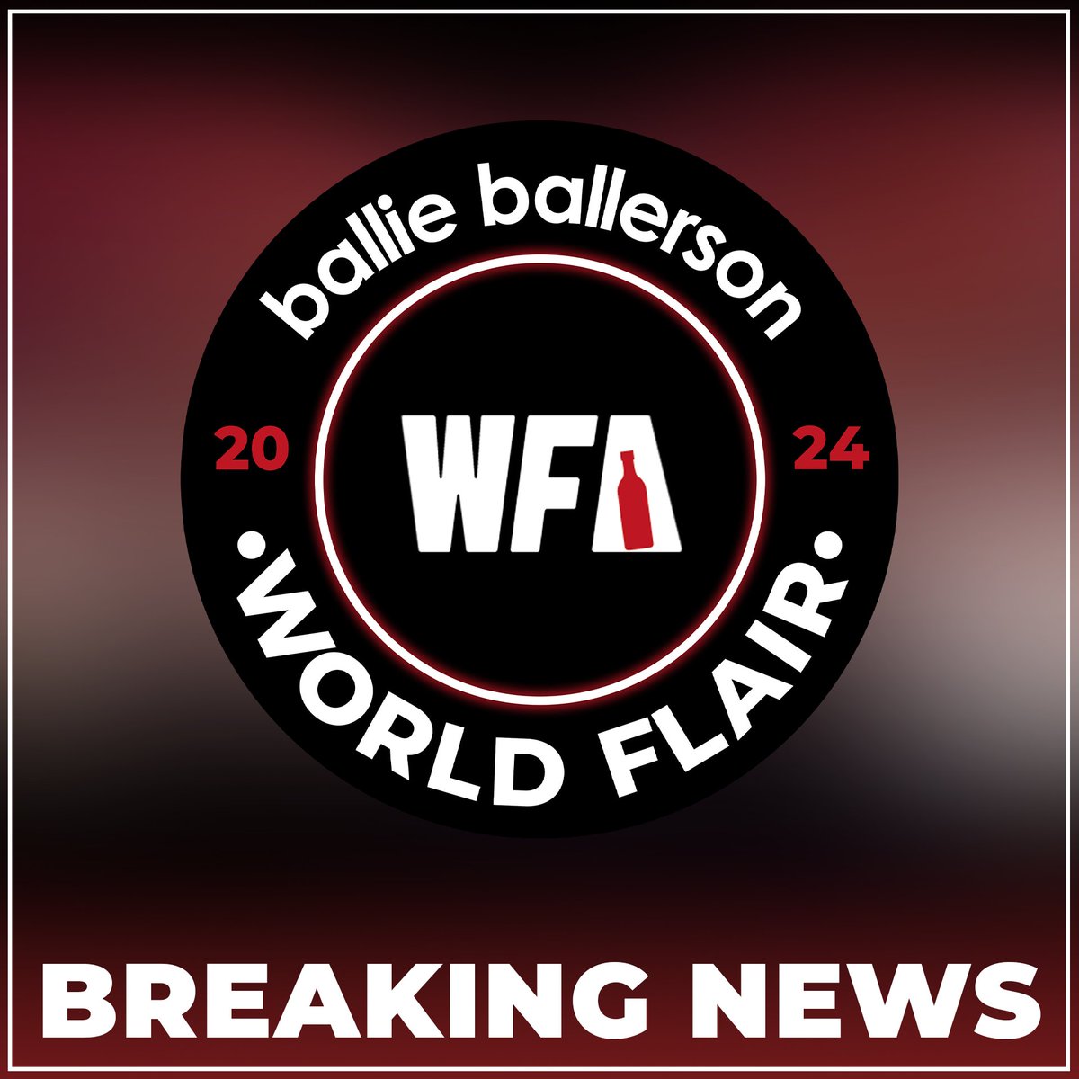 🚨Get ready for Monday at 11:00 am GMT🚨

We will release all dates of upcoming @ballieballerson World flair, and we also open up the registration! 

🫵Make sure you mark your calendar 🫵
.
.
.
#wfa #worldflairassociation #balliebalersonflair #wfagrandslam#flairbartening #flair