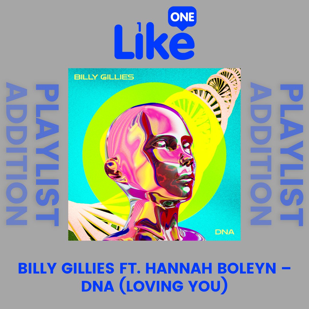 LikeRadioWorld's tweet photo. New to the #likeone #Playlist #billygillies DNA ( Lovin You ) https://t.co/aBgBVfPcBC