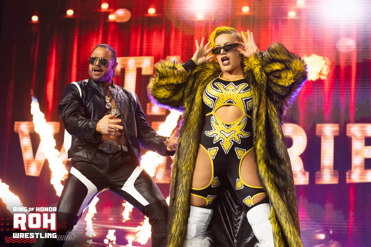 thetayavalkyrie's tweet photo. 💫 In honor of Canadian Icon, trailblazer and living legend @ShaniaTwain, let me introduce my new finisher, The Shania Pain. @ringofhonor @AEW 🇨🇦 https://t.co/qDbMiBWdxP