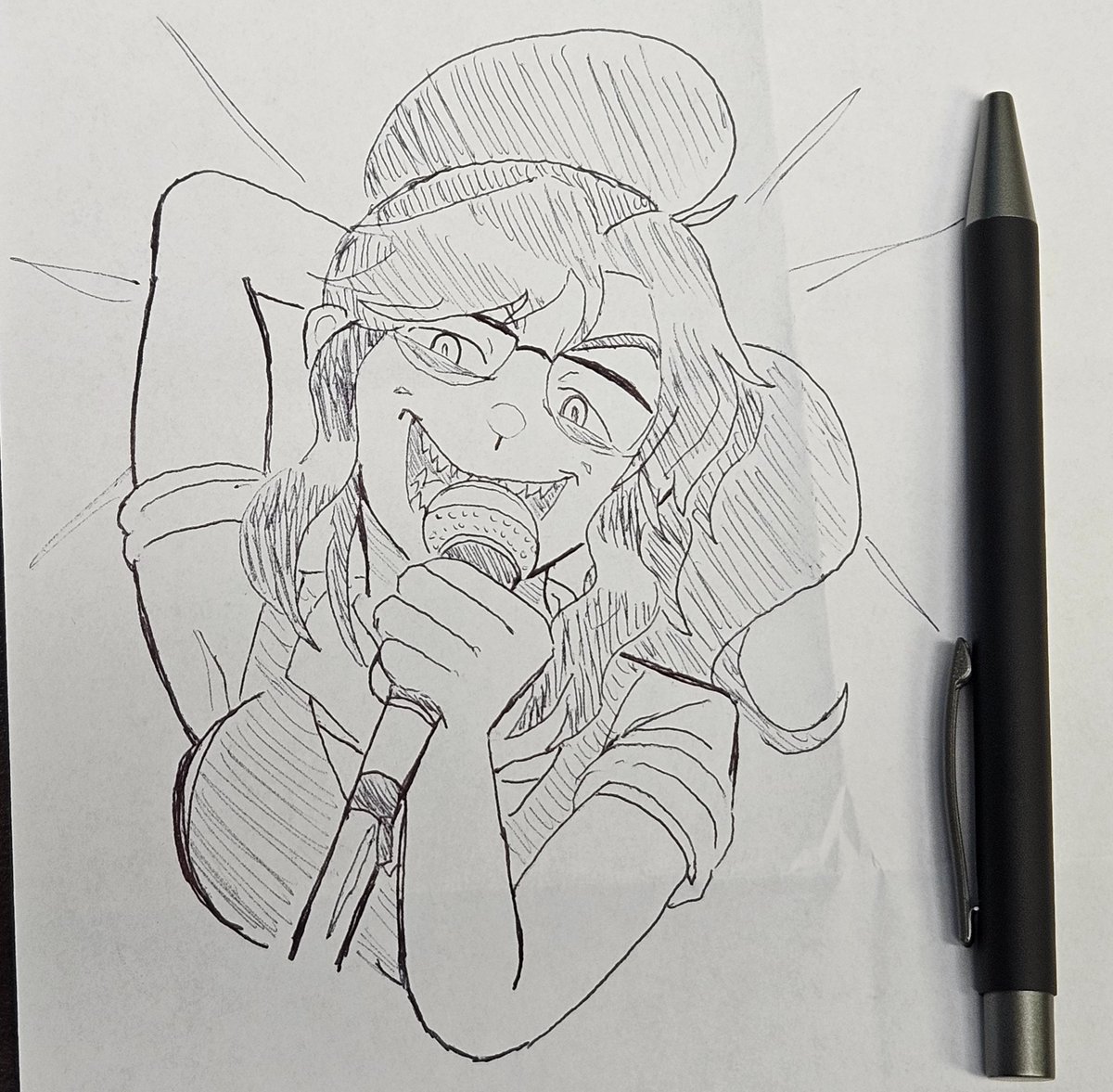 AimVTuber's tweet photo. Lunch doodle! Voices! You're hearing them
#visembodied https://t.co/eRCbHxaom5