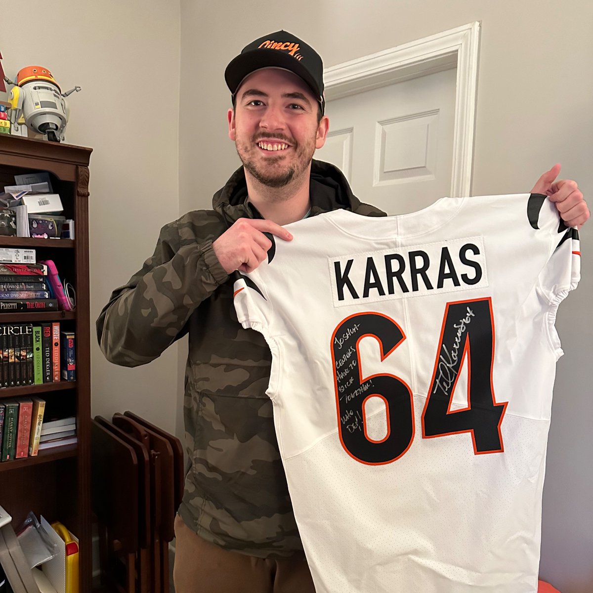 This is incredible. Thank you!!! @_teddy_k & @Bengals #WhoDey

#WPMOYChallenge Karras