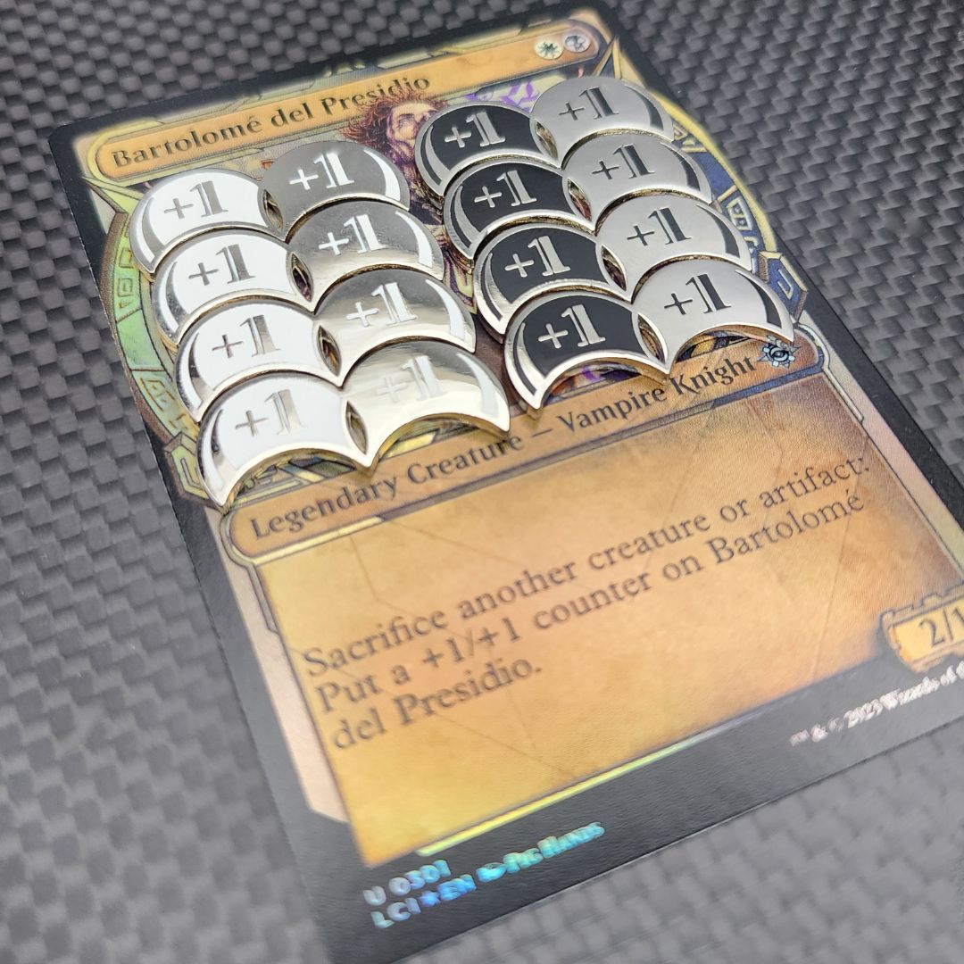 LuxuryPlaystyle's tweet image. How much would you sacrifice for power? Our Strength Crescendo Counters for Magic will track your +1/+1 bonuses in solid metal style!

bit.ly/3RZQltp

#mtgcommunity #mtgcollection #magicthegathering #magicthegatheringcommunity