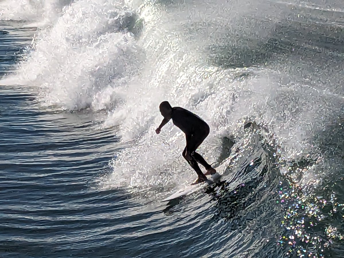 Surfing the king tides at Imperial Beach SD