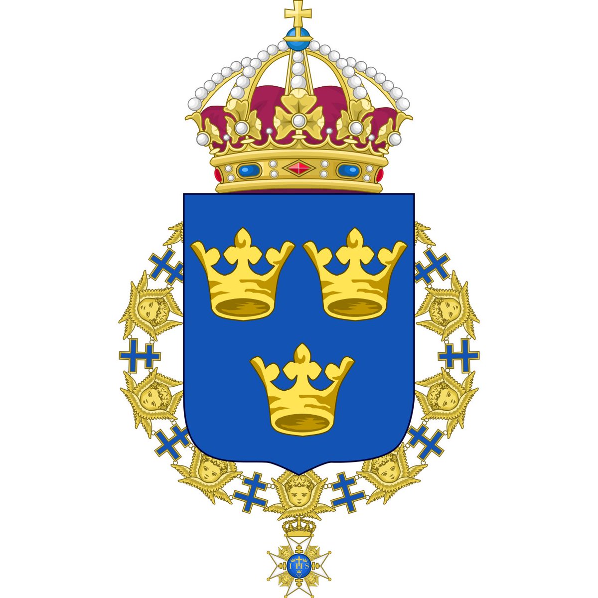 Gamrok's tweet image. In fact, the three crowns in the Broderbund logo are a reference to Sweden's national coat of arms! 🇸🇪 

No doubt because one of Broderbund's founders (Gary Carlston) began his career in Sweden.

🧵 3/

#RetroGaming #Broderbund #ShufflepuckCafe #PrinceOfPersia #LodeRunner #Sweden